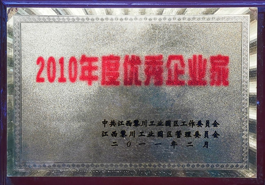 2010年度优秀企业家