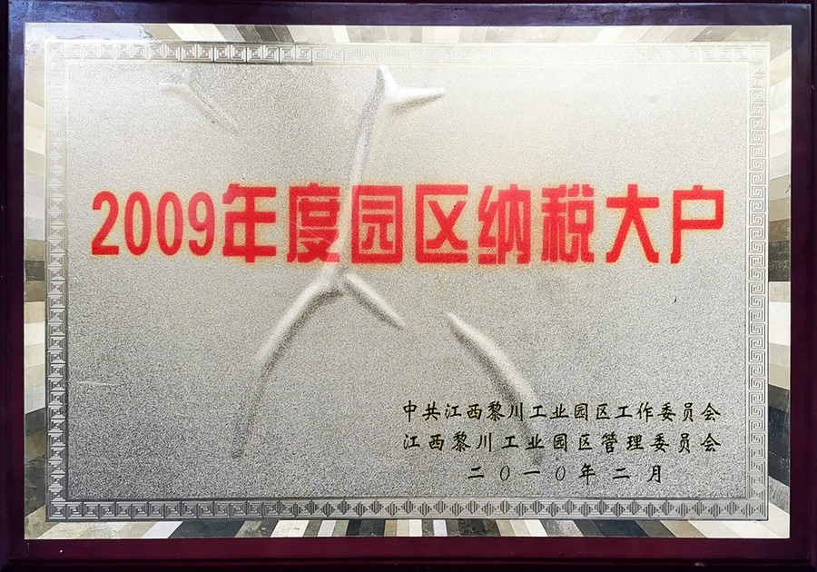 2009年度园区纳税大户