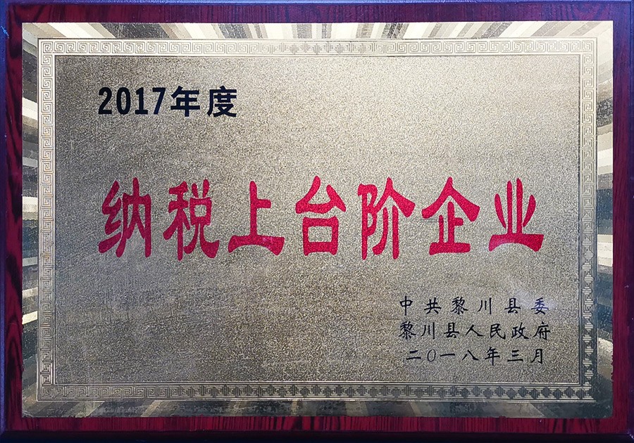 2017年度纳税上台阶企业